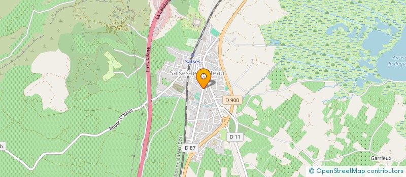 localisation de l'entreprise LE PORTAIL A ROULETTES  SALSES-LE-CHATEAU