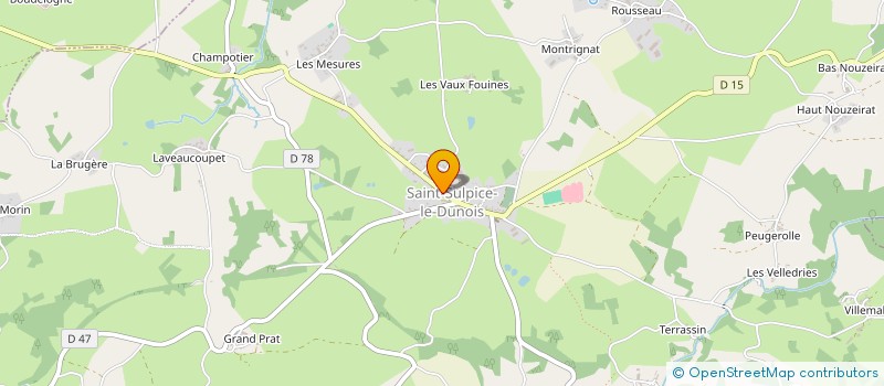 localisation de l'entreprise LE PORTAIL DE LA FORGE  SAINT-SULPICE-LE-DUNOIS