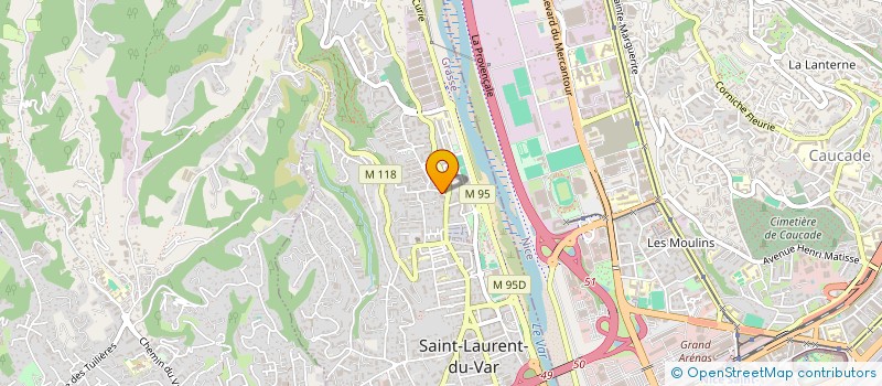 localisation de l'entreprise LE PORTAIL DE MEGANE à SAINT-LAURENT-DU-VAR