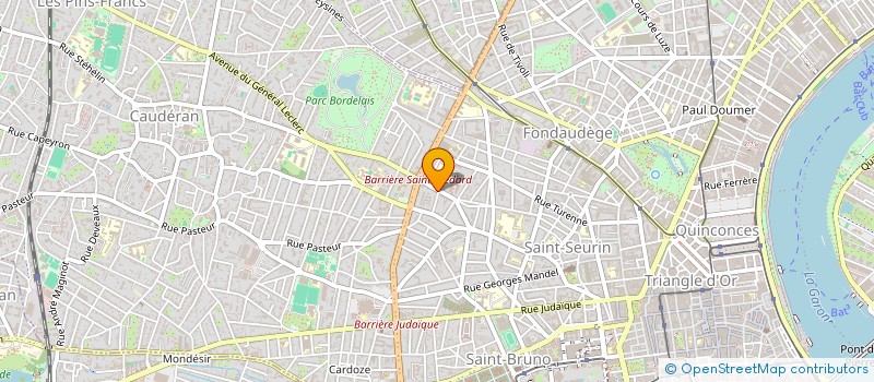 localisation de l'entreprise LE PORTAIL DES PROS à BORDEAUX