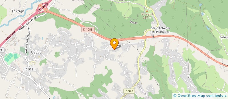 localisation de l'entreprise LE PORTAIL DU MIDI  USSAC