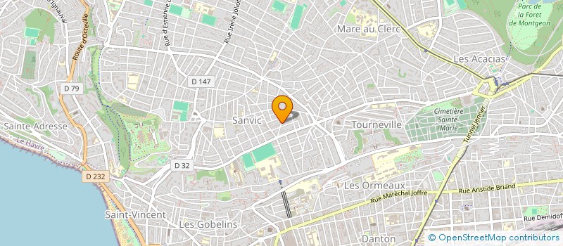 localisation de l'entreprise LE PORTAIL ETHIQUE  LE HAVRE