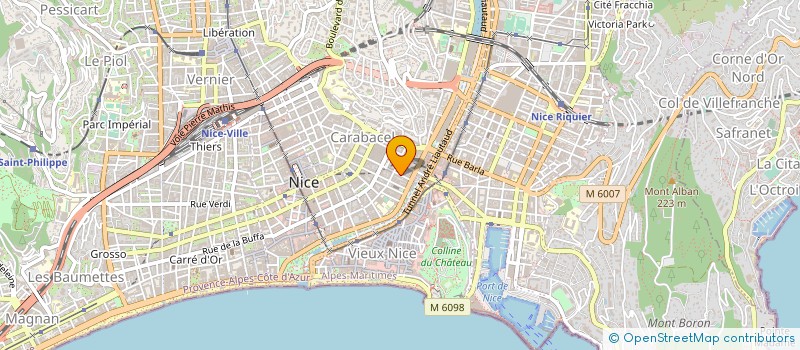 localisation de l'entreprise LE PORTAIL INTERNET QUALITE FRANCE à NICE