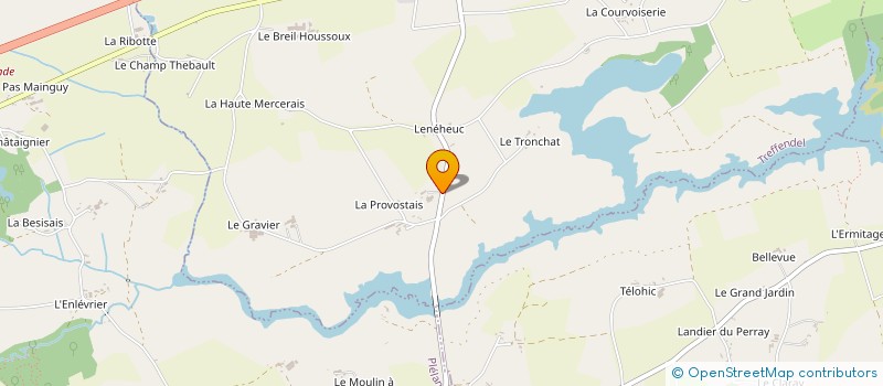 localisation de l'entreprise LE PORTAL  TREFFENDEL