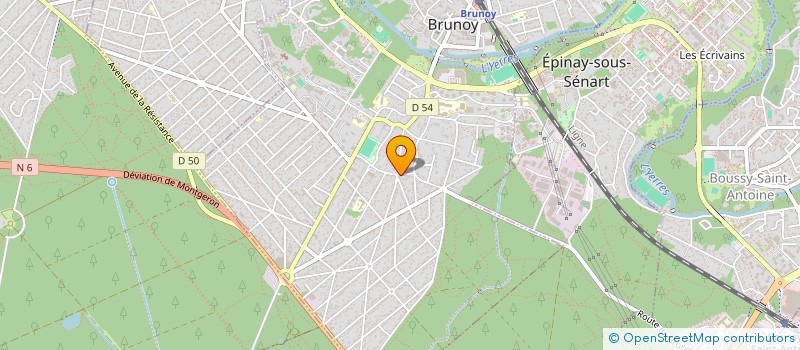 localisation de l'entreprise LE PORTALIS à BRUNOY