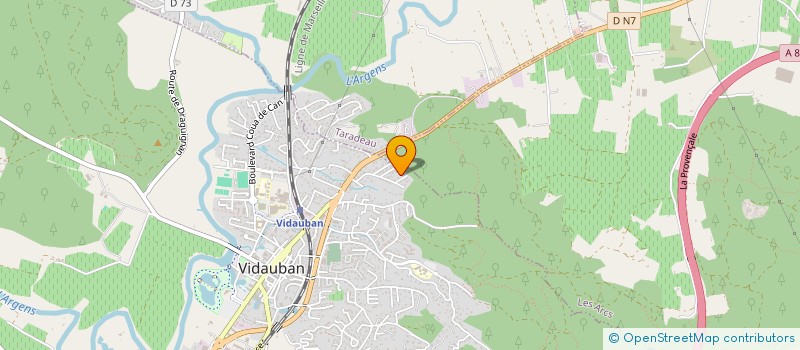 localisation de l'entreprise LE PORTE BONHEUR  VIDAUBAN