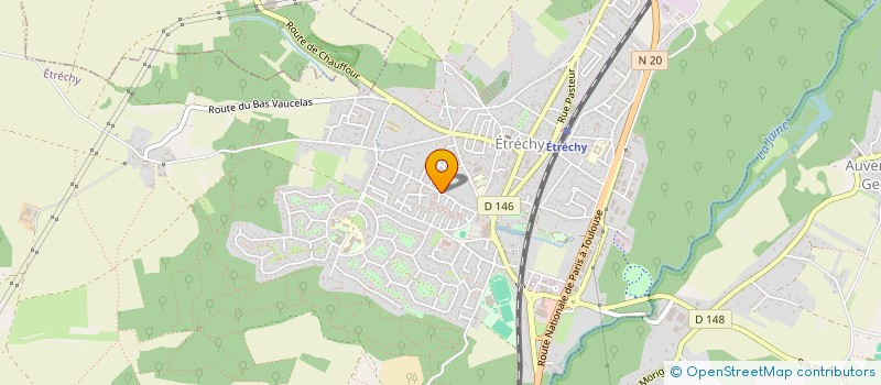 localisation de l'entreprise LE PORTE PLUME à ETRECHY