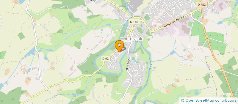 localisation de l'entreprise LE PORTRAIT D'ICI à BEAUPREAU-EN-MAUGES