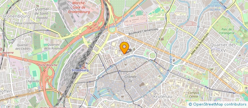 localisation de l'entreprise LE PORTUGAL A TABLE  STRASBOURG