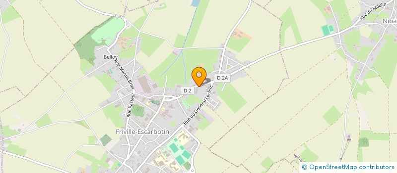 localisation de l'entreprise LE POSEIDON  FRIVILLE-ESCARBOTIN