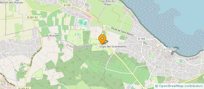 localisation de l'entreprise LE POSEIDON à LA FLOTTE
