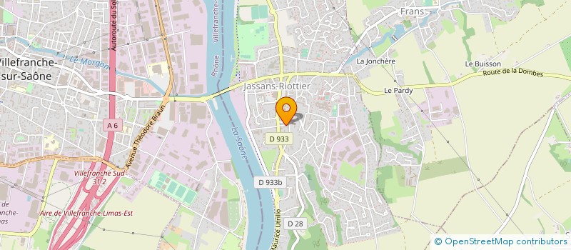 localisation de l'entreprise LE POSEUR BRESSAN à JASSANS-RIOTTIER