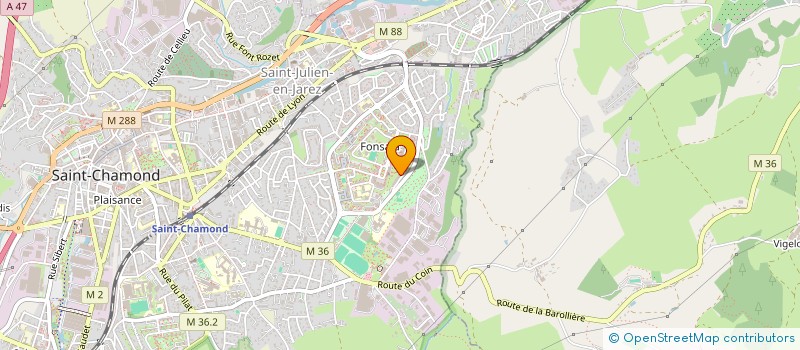 localisation de l'entreprise LE POT A GEGE à SAINT-CHAMOND