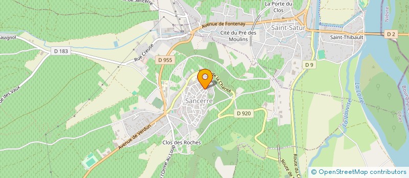 localisation de l'entreprise LE POT A TABAC  SANCERRE