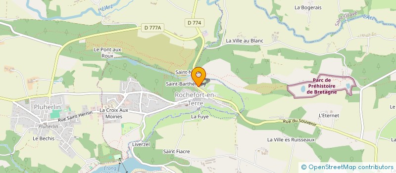 localisation de l'entreprise LE POT COMMUN  ROCHEFORT-EN-TERRE