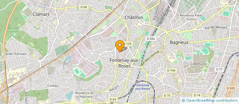 localisation de l'entreprise LE POTAGER à FONTENAY-AUX-ROSES