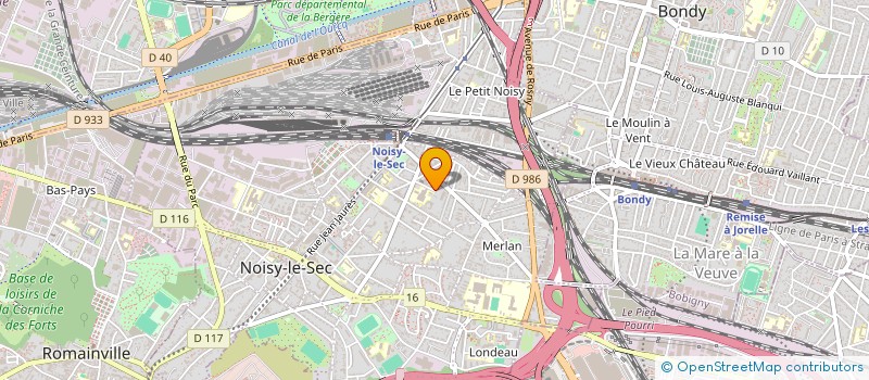 localisation de l'entreprise LE POTAGER à NOISY-LE-SEC