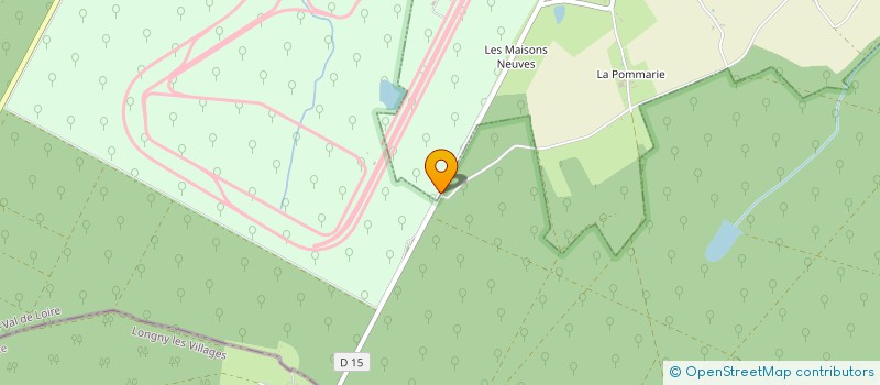 localisation de l'entreprise LE POTAGER BIO DU PERCHE à LA CHAPELLE-FORTIN
