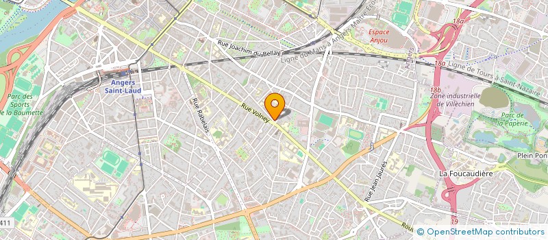 localisation de l'entreprise LE POTAGER D'ETIENNE à ANGERS