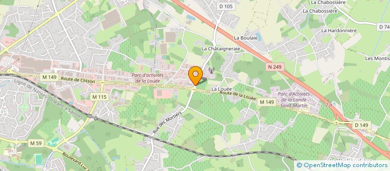 localisation de l'entreprise LE POTAGER D'HAUTE GOULAINE  HAUTE-GOULAINE