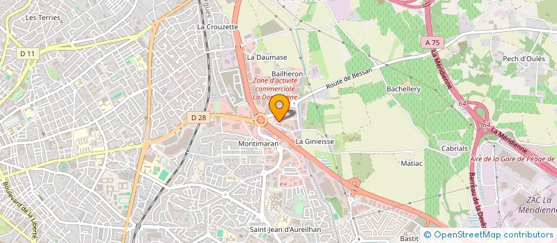 localisation de l'entreprise LE POTAGER DE BEZIERS à BEZIERS