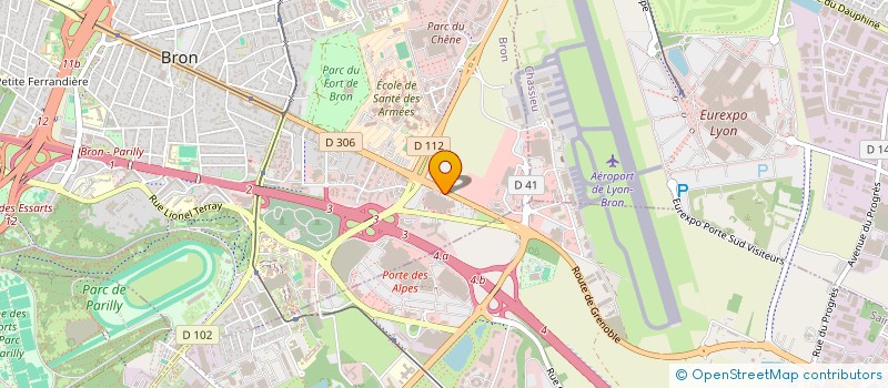 localisation de l'entreprise LE POTAGER DE BRON VILLAGE à BRON