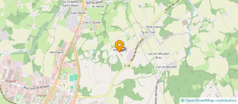 localisation de l'entreprise LE POTAGER DE KERVOIGEN  LANNION