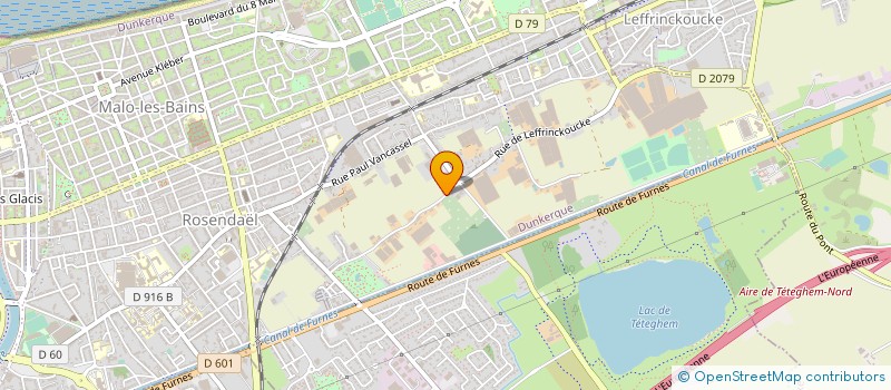 localisation de l'entreprise LE POTAGER DE LA TENTE VERTE à DUNKERQUE