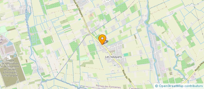 localisation de l'entreprise LE POTAGER DE MARIUS à PERNES-LES-FONTAINES