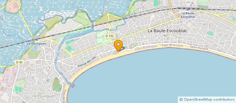 localisation de l'entreprise LE POTAGER DE MON PERE à LA BAULE-ESCOUBLAC