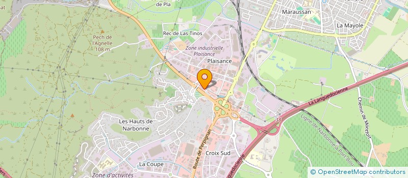 localisation de l'entreprise LE POTAGER DE NARBONNE  NARBONNE