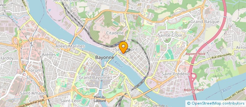 localisation de l'entreprise LE POTAGER DE NAVARRINE à BAYONNE