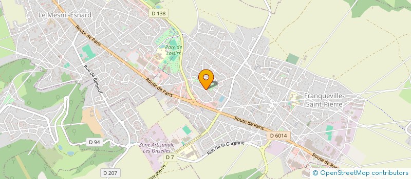 localisation de l'entreprise LE POTAGER DE REPAINVILLE  FRANQUEVILLE-SAINT-PIERRE