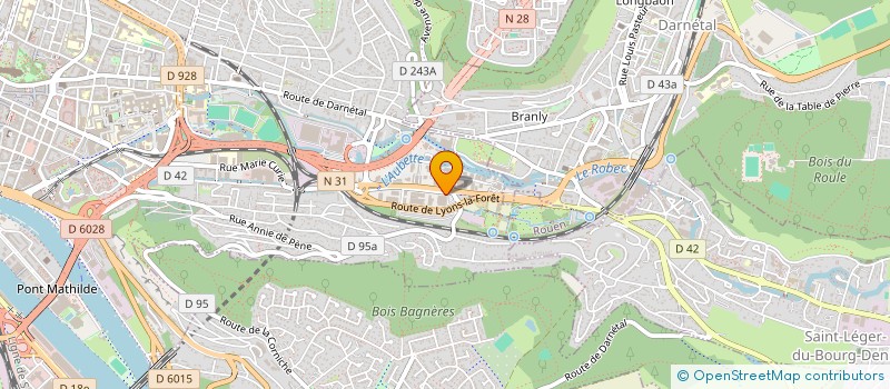 localisation de l'entreprise LE POTAGER DE ROUEN à ROUEN