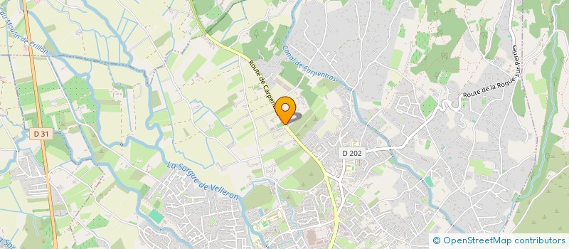 localisation de l'entreprise LE POTAGER DE SAINT-ANTOINE  L'ISLE-SUR-LA-SORGUE