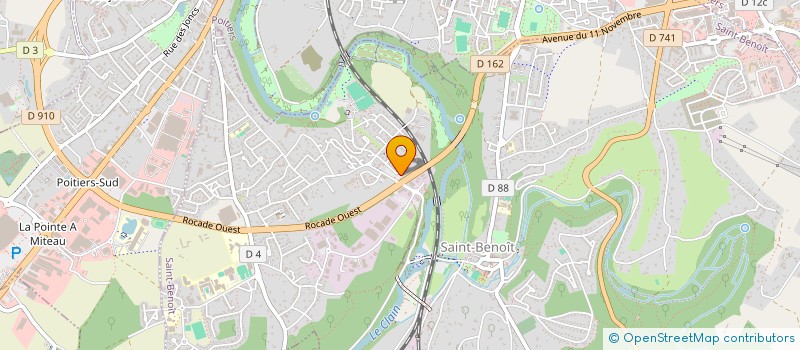 localisation de l'entreprise LE POTAGER DE SAINT BENOIT  SAINT-BENOIT