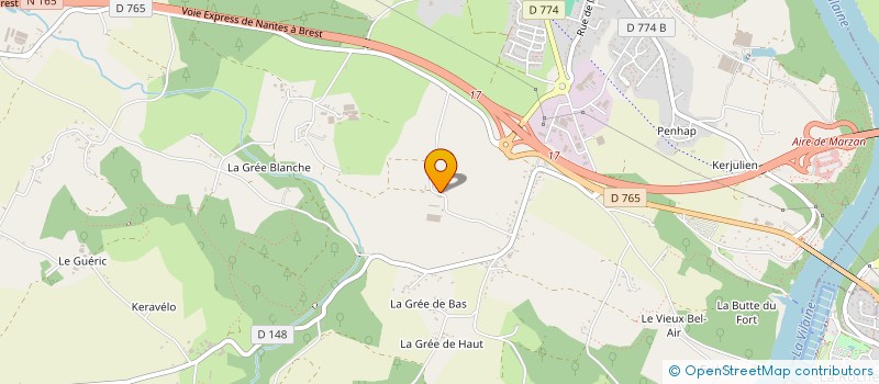 localisation de l'entreprise LE POTAGER DE TREMER à MARZAN