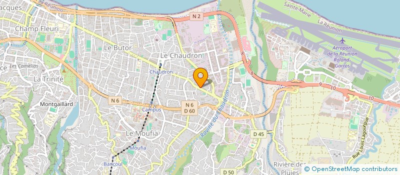 localisation de l'entreprise LE POTAGER DISTRIBUTION à SAINT-DENIS