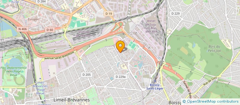 localisation de l'entreprise LE POTAGER DU BOIS à BOISSY-SAINT-LEGER