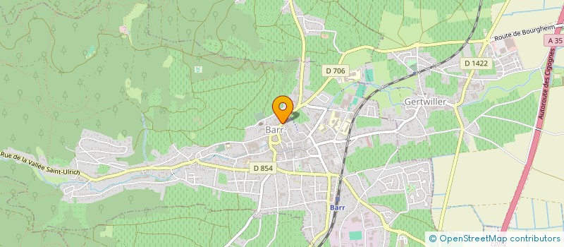 localisation de l'entreprise LE POTAGER DU KIRCHBERG  BARR