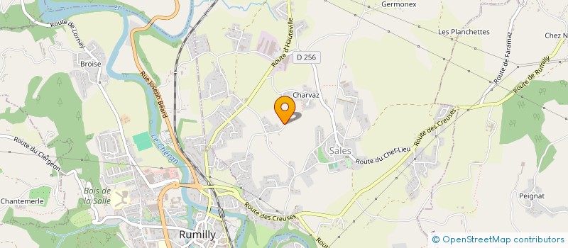 localisation de l'entreprise LE POTAGER SAVOYARD  SALES