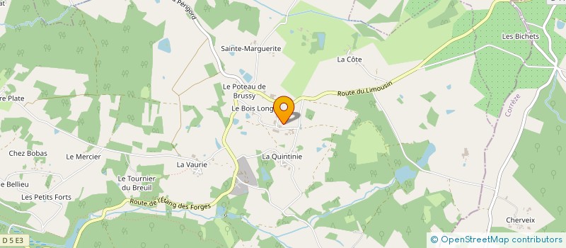 localisation de l'entreprise LE POTEAU DE BRUSSY à SAINT-MESMIN