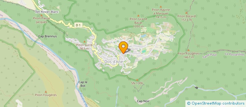 localisation de l'entreprise LE POTEAU VERT à LA POSSESSION