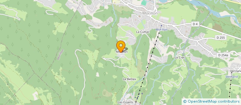 localisation de l'entreprise LE POTET CHEZ BENOU  MORILLON