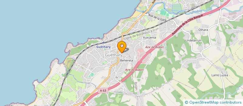 localisation de l'entreprise LE POTHARY  GUETHARY