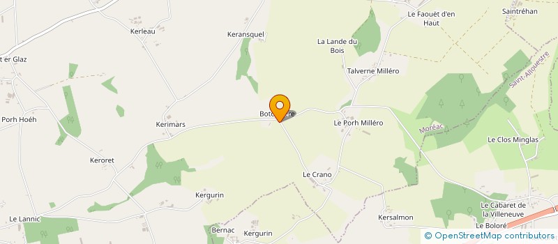 localisation de l'entreprise LE POTIER  MOREAC