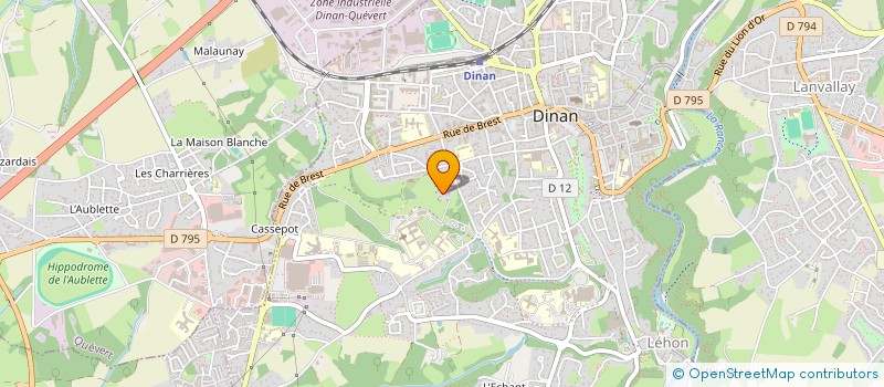 localisation de l'entreprise LE POTTIER - ZANINETTI HOLDING à DINAN