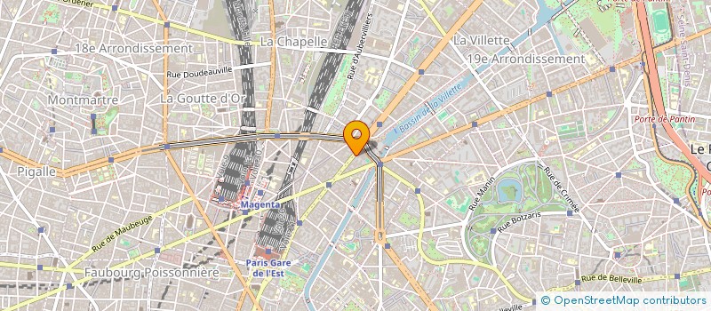 localisation de l'entreprise LE POUCE  PARIS