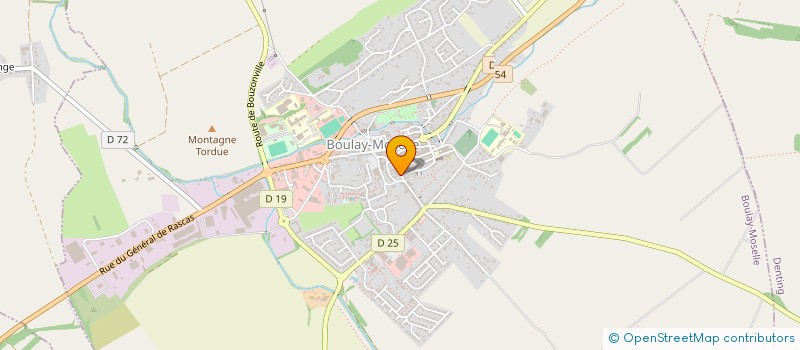 localisation de l'entreprise LE POUDRIER à BOULAY-MOSELLE