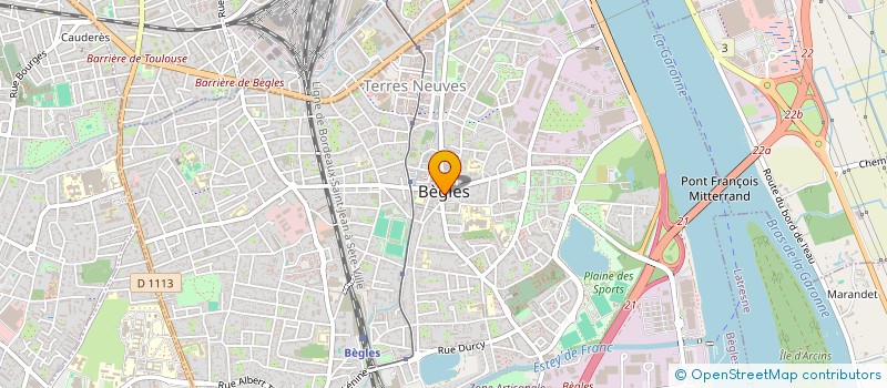 localisation de l'entreprise LE POULAGA à BEGLES